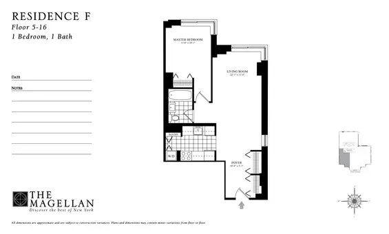 The Magellan, 35 West 33rd Street, #16F