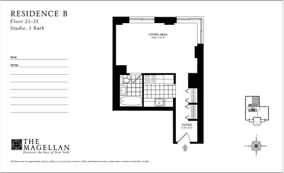 The Magellan, 35 West 33rd Street, #31B