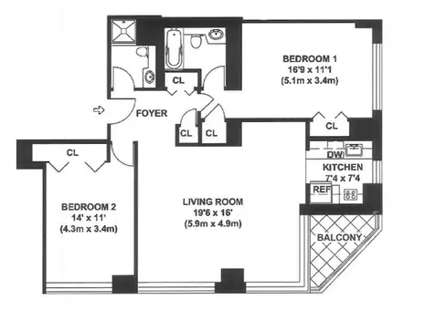 The Club at Turtle Bay, 236 East 47th Street, #18E