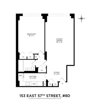 The Gotham Town House, 153 East 57th Street, #8D