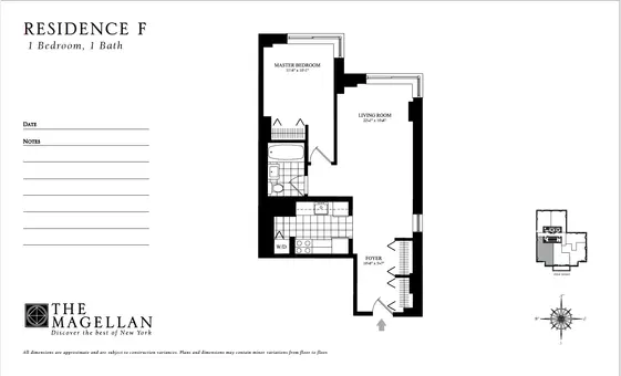 The Magellan, 35 West 33rd Street, #21F