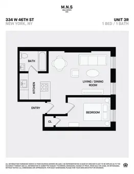 334 West 46th Street, #3R