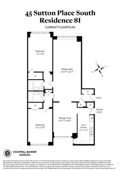 Cannon Point South, 45 Sutton Place South, #8I