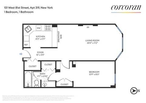 The Endicott, 101 West 81st Street, #319