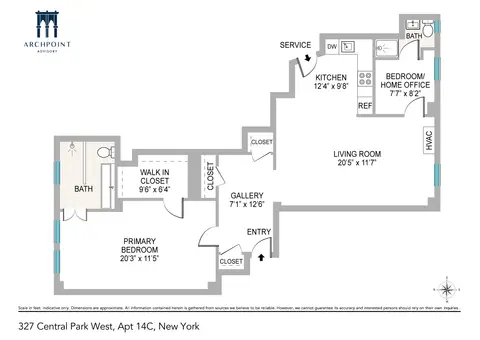 The Kenmare, 327 Central Park West, #14C