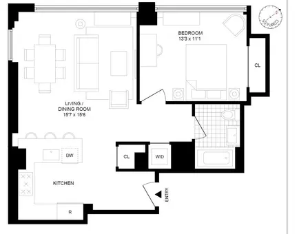 Coda Condominium, 385 First Avenue, #5H