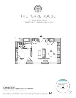 Torre House, 124 Columbia Heights, #208