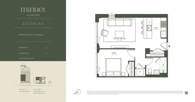 Minuet, 244 East 52nd Street, #3A