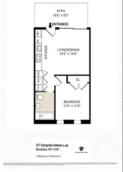 The Evergreen on Putnam Condominium, 1206  Putnam Avenue, #2B