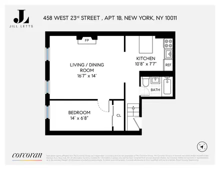 458 West 23rd Street, #1B