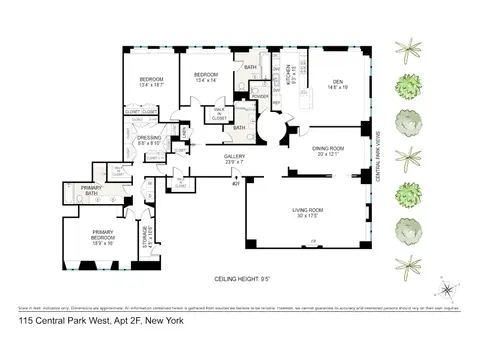 The Majestic, 115 Central Park West, #2F