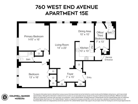 760 West End Avenue, #15E