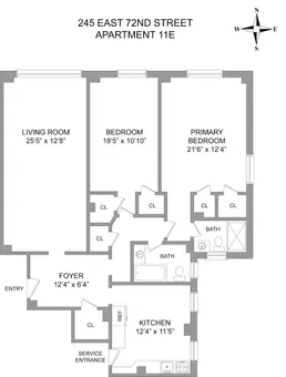 245 East 72nd Street, #11E