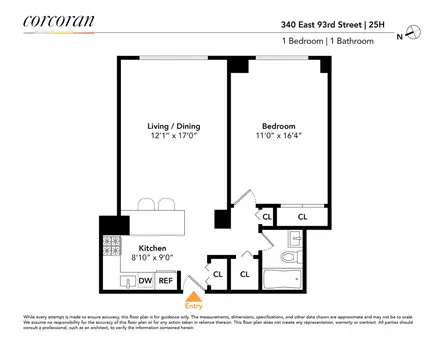Plymouth Tower, 340 East 93rd Street, #25H