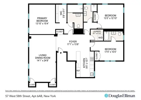 The Coronet, 57 West 58th Street, #6AB