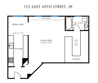 155 East 49th Street, #9F