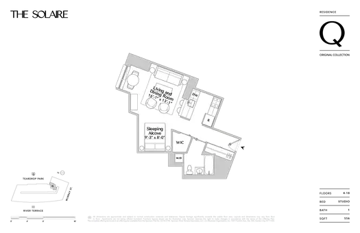 The Solaire, 20 River Terrace, #12Q