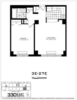 New York Tower, 330 East 39th Street, #23E