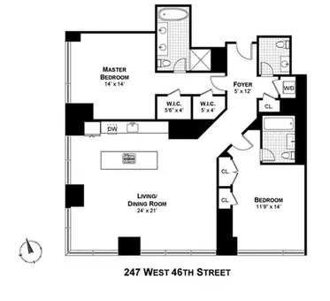 The Platinum, 247 West 46th Street, #1803