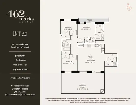 The 462 St. Marks Avenue Condominium, 462 St. Marks Avenue, #201