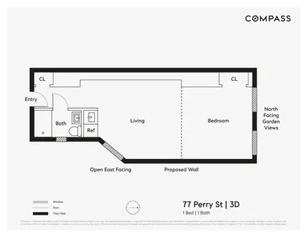 77 Perry Street, #3D