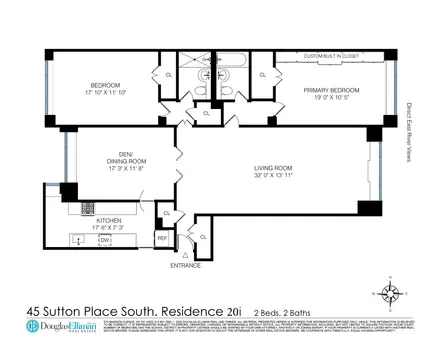 Cannon Point South, 45 Sutton Place South, #20I