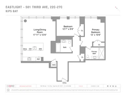 Eastlight, 501 Third Avenue, #22C