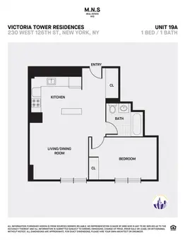 Victoria Tower Residences, 228 West 126th Street, #19A