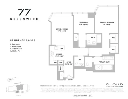 77 Greenwich Street, #36B