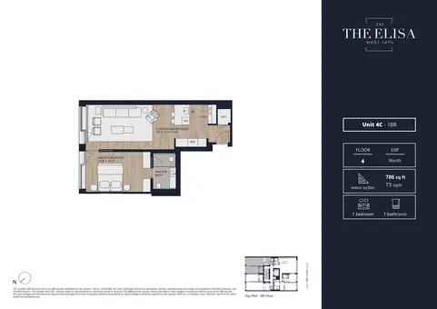 The Elisa, 251 West 14th Street, #4C