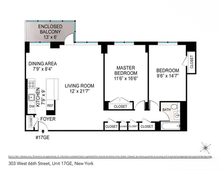 Lincoln Guild, 303 West 66th Street, #17GE