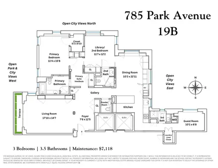 785 Park Avenue, #19B