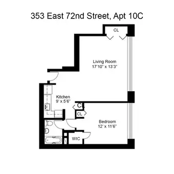 The Fontaine, 353 East 72nd Street, #10C