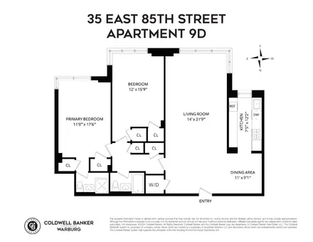 Westminster House, 35 East 85th Street, #9D