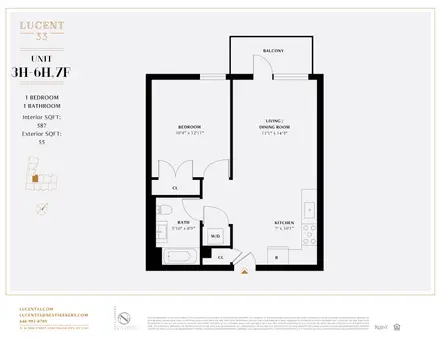 Lucent33, 37-34 33rd Street, #7F