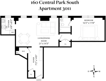 J.W. Marriott Essex House, 160 Central Park South, #3011