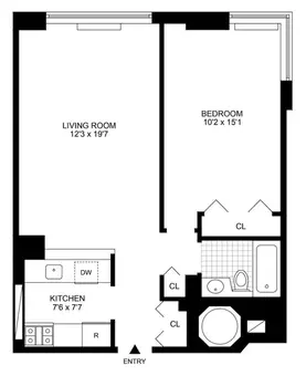 The Beaumont, 30 West 61st Street, #10G