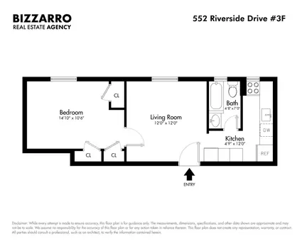 552 Riverside Drive, #3F