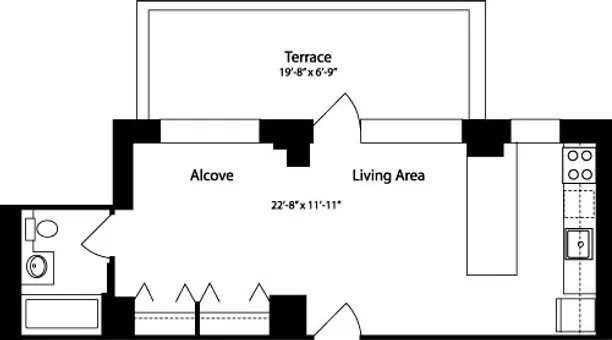 Hudson Crossing, 400 West 37th Street, #14R