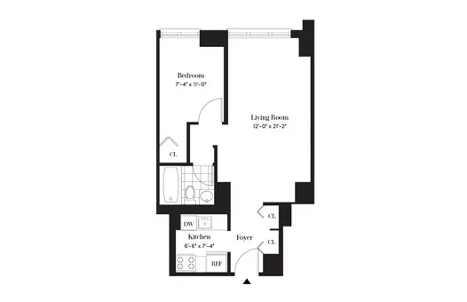 South Park Tower, 124 West 60th Street, #18G