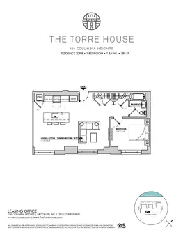 Torre House, 124 Columbia Heights, #209