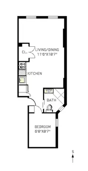 438 West 49th Street, #5C