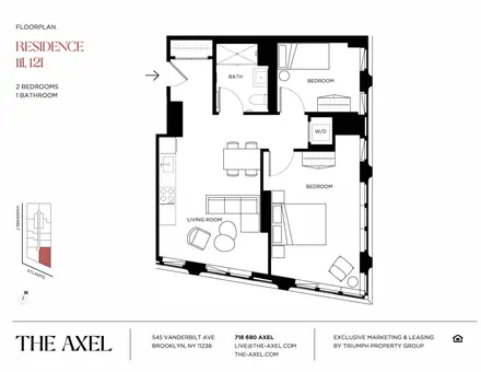 The Axel, 545 Vanderbilt Avenue, #12I