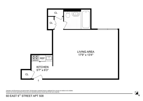 The Hamilton, 60 East 9th Street, #508