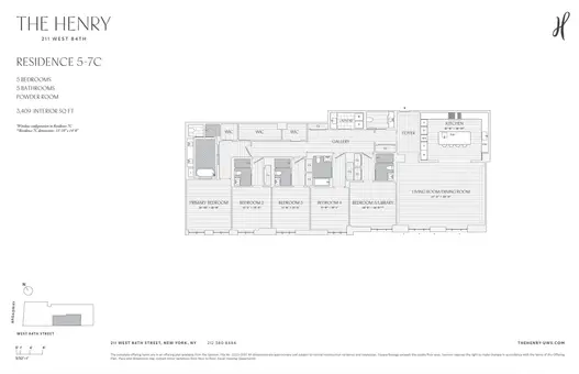 The Henry, 211 West 84th Street, #6C