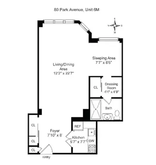 80 Park Avenue, #6M