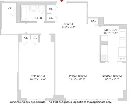 Manor Towers, 3671 Hudson Manor Terrace, #11H