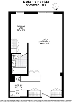 The Norville House, 13 West 13th Street, #4ES