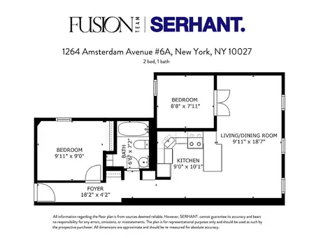 1264 Amsterdam Avenue, #6A