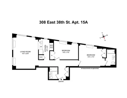 The Vantage, 308 East 38th Street, #15A